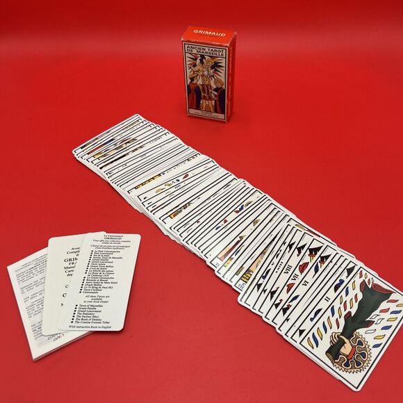 VTG Grimaud Ancien Tarot de Marseille Cards Tarot of...